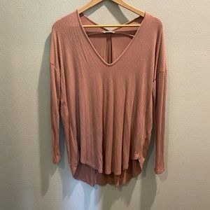 Womens long sleeve top